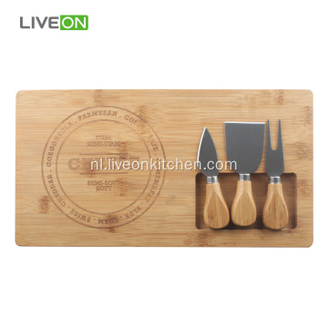 Bamboo Board Cheese Knife Set